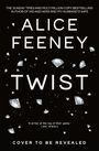 „The Sunday Times Bestselling Author Alice Feeney. Twist. Diamanten vor schwarzem Hintergrund.“