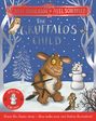 „Julia Donaldson, Axel Scheffler“, „The Gruffalo’s Child“, „Special Edition“. Ein Gruffalo und Tiere im verschneiten Wald.