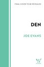 Text: FINAL COVER TO BE REVEALED, DEN, JOE EVANS. Links ein mintgrüner Streifen. Unten ein stilisiertes "W" als Logo.