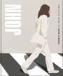 „JOHN“, „THE LITTLE GUIDE TO JOHN LENNON“, „UNOFFICIAL AND UNAUTHORIZED“. Illustration einer Person im weißen Anzug.