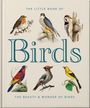 "The Little Book of Birds", "OH", "Holding Cover", "Flights of Wit & Wisdom". Ein blauer Hintergrund, schlichtes Design.