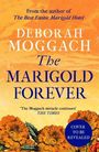 'From the author of The Best Exotic Marigold Hotel. "The Moggach miracle continues" - THE TIMES.' Orange Hintergrund mit Blumenillustration.