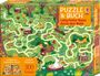 Kate Nolan: Puzzle & Buch: Labyrinthe-Reise durch den Wald, Buch