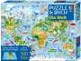 : Puzzle und Buch: Die Welt, Buch