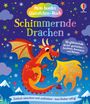 Rosie Dickins: Mein buntes Glanzfolien-Buch: Schimmernde Drachen, Buch