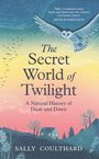 Text: „The Secret World of Twilight: A Natural History of Dusk and Dawn“. Illustration: Eule, Landschaft bei Sonnenaufgang.