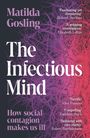 "Matilda Gosling: The Infectious Mind - How social contagion makes us ill." Rosafarbene neuronartige Netzstruktur.
