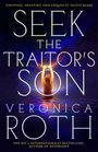 „Seek the Traitor's Son“ von Veronica Roth. Eine Illustration zeigt eine Person im Wasser, die Licht in den Händen hält.