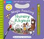 "Just add water to paint! Magic Painting Nursery Rhymes." Illustration mit Figuren aus Kinderreimen, Pinsel rechts.