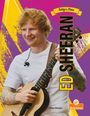 "Ed Sheeran" und "Today's Stars" sind prominent zu sehen. Ein Musiker hält eine Gitarre, bunte Hintergründe in Pink und Gelb.