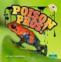 Text: "POISON PROS!", "By Tracy Vonder Brink". Ein farbenfroher Frosch sitzt auf einem Blatt. Logo: Crabtree Seedlings.