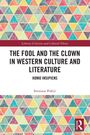 „The Fool and the Clown in Western Culture and Literature“, bunte Dreiecke, Routledge-Logo unten rechts.