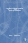 Titel: Advanced Analytics in Financial Markets. Autor: Rajeev R. Bhattacharya. Blauer Hintergrund mit weißen Linien.