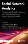 „Social Network Analytics“: Fokus auf Datenengineering mit Deep Learning und großen Sprachmodellen. Elegantes, modernes Design.