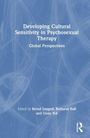 Entwicklung kultureller Sensibilität in der psychosexuellen Therapie, globale Perspektiven. Blau-weißes abstraktes Design.
