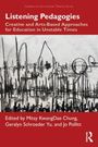 "Listening Pedagogies. Creative and Arts-Based Approaches for Education in Unstable Times. Skizzenhafte schwarz-weiße Malerei."