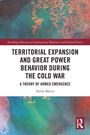 Titel: "Territorial Expansion and Great Power Behavior during the Cold War". Farbige, abstrakte Hintergrundmuster.