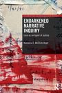 „ENDARKENED NARRATIVE INQUIRY. Love as an Agent of Justice. Keondria E. McClish-Boyd.“ Text über Collage mit Handschrift.