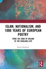 Titel: "Islam, Nationalism, and 1000 Years of European Poetry". Autor: David Aberbach. Farbverlauf in Blau und Orange.