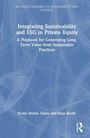 Titel: "Integrating Sustainability and ESG in Private Equity"; Autoren: Esohe Denise Odaro und Sasja Beslik; blauer Hintergrund.