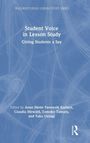 "Student Voice in Lesson Study: Giving Students a Say" steht auf einem blauen Hintergrund mit weißen Linien.