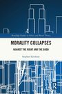 Texte: Morality Collapses, Against the Right and the Good, Stephen Kershnar. Illustration: Weiße Linien auf blauem Hintergrund.