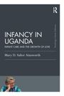 "Infancy in Uganda: Infant Care and the Growth of Love" von Mary D. Salter Ainsworth. Unten links ein Bild einer älteren Frau.