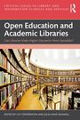 Titel: "Open Education and Academic Libraries". Frage: "Can Libraries Make Higher Education More Equitable?" Bild: große Bibliothek.