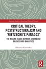 Titel: "Critical Theory, Poststructuralism and 'Nietzsche’s Paradox'" von Nektarios Kastrinakis. Abstraktes Muster im Hintergrund.