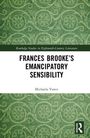 "FRANCES BROOKE'S EMANCIPATORY SENSIBILITY" von Michaela Vance. Grünes Ornamente-Muster. Routledge-Logo unten rechts.