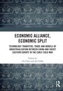 "ECONOMIC ALLIANCE, ECONOMIC SPLIT", ein Buch von Tao Chen und Jan Zofka, blau-graues Muster, Routledge-Logo.