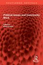 "Political Issues and Community Work", bearbeitet von Paul Curno. Rote, wabenartige Struktur im Hintergrund.