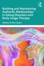„Building and Maintaining Authentic Relationships in Eating Disorders and Body Image Therapy“ von Melissa Orshan Spann. Buntes Gemälde zweier abstrakter Gesichter.