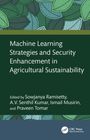 Buchcover mit grünem Hintergrund, darauf steht: "Machine Learning Strategies and Security Enhancement in Agricultural Sustainability".