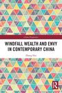 Oben: „China Perspectives“. Mitte: „WINDFALL WEALTH AND ENVY IN CONTEMPORARY CHINA, Zhang Hui“. Bunte Dreiecke im Hintergrund.