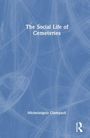 Text: "The Social Life of Cemeteries" und "Michelangelo Giampaoli". Hintergrund: Blaue, abstrakte Linien. Routledge-Logo.