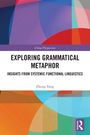 „Exploring Grammatical Metaphor“; Buchcover mit bunten geometrischen Formen und dem Logo von Routledge.