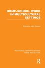 HOME-SCHOOL WORK IN MULTICULTURAL SETTINGS. Orange Hintergrund, weißer Text, Logo unten rechts.
