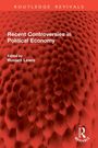 Text: "Recent Controversies in Political Economy. Edited by Russell Lewis." Rote, strukturierte Oberfläche, Logo rechts.