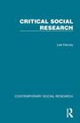 Lee Harvey: Critical Social Research, Buch