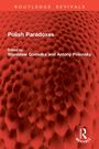 "Polish Paradoxes" von Stanisław Gomułka und Antony Polonsky. Strukturierte rote Oberfläche als Hintergrund.