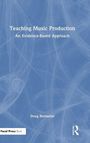 Text: "Teaching Music Production: An Evidence-Based Approach" von Doug Bielmeier. Blaues Cover mit abstrakten Linien.