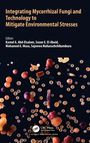 Buchtitel: "Integrating Mycorrhizal Fungi and Technology to Mitigate Environmental Stresses". Verschiedene bunte Partikel.