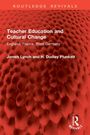 "Teacher Education and Cultural Change. England, France, West Germany. James Lynch und H. Dudley Plunkett." 

Rote, strukturierte Oberfläche im Hintergrund.