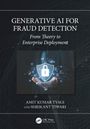 "Generative AI for Fraud Detection: From Theory to Enterprise Deployment". Bild: Schloss-Symbol umgeben von Technologie-Icons.