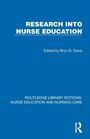 Bryn D. Davis: Research into Nurse Education, Buch