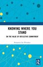 Benjamin Ian Winokur: Knowing Where You Stand, Buch