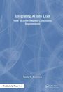 „Integrating AI into Lean: How to Drive Smarter Continuous Improvement“, von Randy K. Kesterson. Blau-weißes Muster.