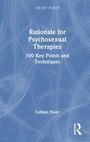 Text: "Rationale for Psychosexual Therapies: 100 Key Points and Techniques", Autor: Lohani Noor. Blaue abstrakte Muster im Hintergrund.