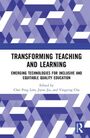 "Transforming Teaching and Learning" von Cher Ping Lim et al. Grafik: blaue geometrische Muster, Verlagssymbol.